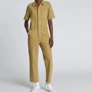NWT Everlane Super Soft Jean Coveralls Fennel Sz 10 Utility Workwear